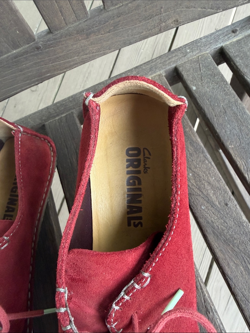 Clark’s suede leather moccasin shoes - Picture 3 of 8